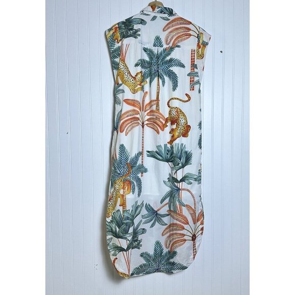 Maeve x Anthropologie The Lillian cap-sleeve button-front midi dress Medium - Picture 12 of 15